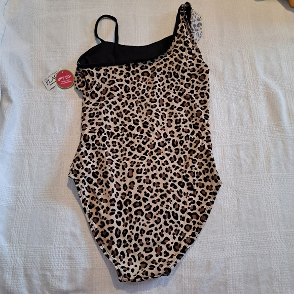 Children's Place girls size Large or 10/12 Animal print 1 piece swim suit, New - Picture 4 of 7